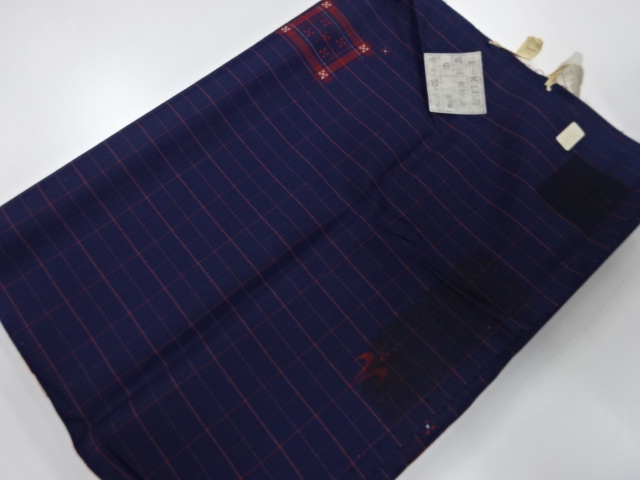 アンティーク　正絹　紬　アンサンブル反物